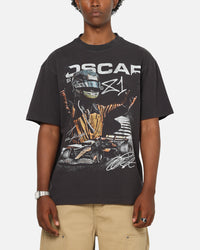 Mitchell & Ness X Mclaren Oscar Piastri Victory T-Shirt Faded Black