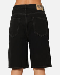 S Double Denim Standard Shorts Raw