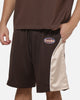Mitchell & Ness New York Knicks Y2K Mesh Shorts Seal Brown