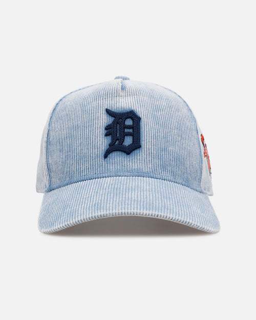 Mitchell & Ness Detroit Tigers 'Dusty Cord' Pro Pinch Snapback Light Blue
