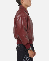 Ed Hardy Desert Bomber Jacket Red