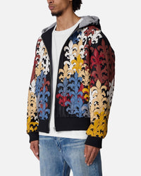 MNML Fleur De Lis All-Over Hoodie Multi