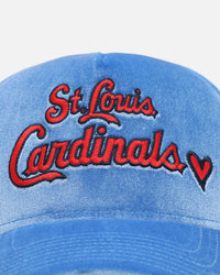 New Era St. Louis Cardinals 'Velvet Hearts' 9FORTY A-Frame Snapback Sky Blue