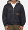 Carre Sherpa Lined Hoodie Raw Indigo