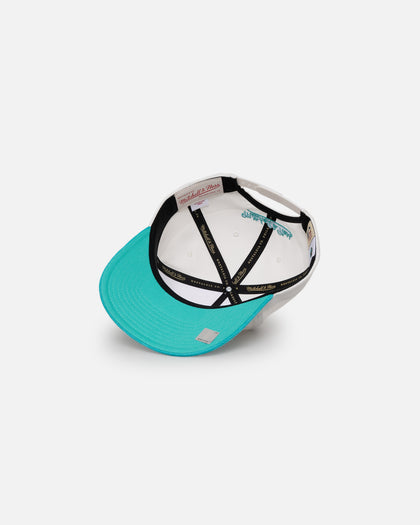 Mitchell & Ness Memphis Grizzlies History Origin Snapback White/Teal