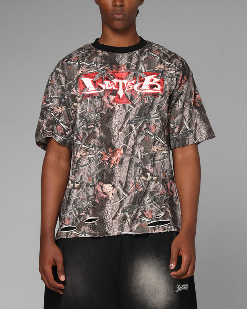 Loiter Holy Fire Premium T-Shirt Real Tree Camo
