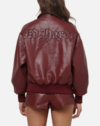 Ed Hardy Desert Bomber Jacket Red