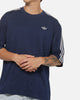 Adidas 3 Stripes Oversized T-Shirt Night Indigo