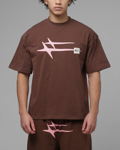 Loiter Hybrid Premium T-Shirt Brown