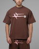 Loiter Hybrid Premium T-Shirt Brown