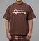 Loiter Hybrid Premium T-Shirt Brown/Pink