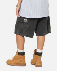 X-Large Baggy Cargo Denim 91 Shorts Washed Black