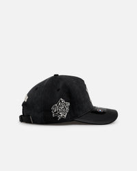 Pro Standard New York Yankees 'Yankees Raffia Applique' Strapback Black Acidwash