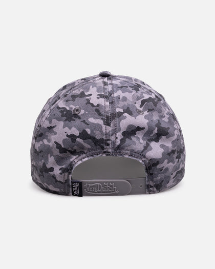 Von Dutch Distressed Dad Strapback Grey/Camo