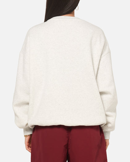 Mitchell & Ness Queensland Maroon Graphic Crewneck Sweater Silver Marle