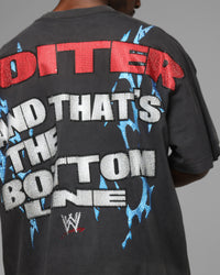 Loiter X WWE Stone Cold Rhinestone T-Shirt Black