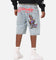 Ed Hardy Double Waist Camo Jorts Mid Blue Denim