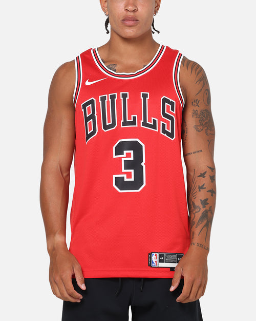 Nike Josh Giddey Chicago Bulls #3 Icon Edition Nike Dri-FIT NBA Swingman Jersey University Red