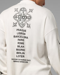 Loiter Cyber Thermal Long Sleeve T-Shirt Off White