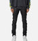 MNML X566 Skinny Leather Lace-Up Pants Black
