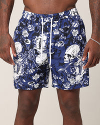 Saint Morta Undying Beach Shorts Navy/White