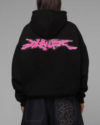 Loiter Cyber Logo Hoodie Black