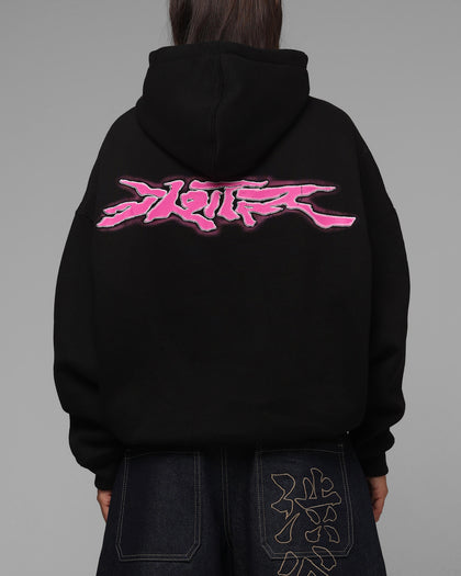 Loiter Cyber Logo Hoodie Black
