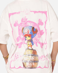 73Studio X One Piece Chopper Vintage T-Shirt Off White