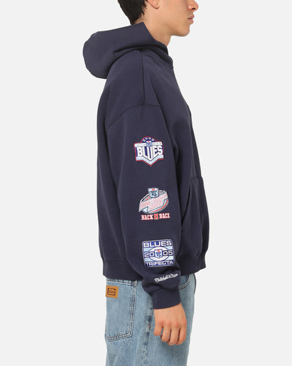 Mitchell & Ness New South Wales Blues Box Fit Fleece Hoodie Navy