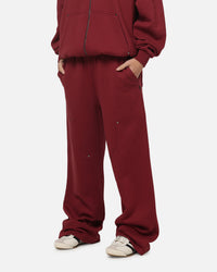 Carre Rivet Trackpants Burgundy