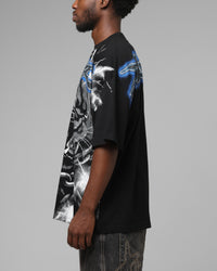 Loiter Airbrush Panther T-Shirt Black