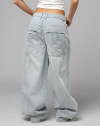 Loiter Star Born Jeans Bleached Blue