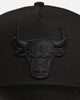 New Era Chicago Bulls 'Canvas Leather' 9FORTY A-Frame Snapback Black