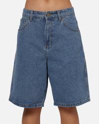 Carre Solace Baggy Jorts Mid Blue