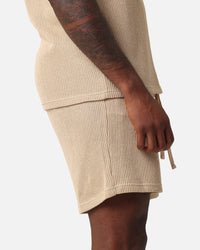 XXIII Broad Knit Shorts Tan