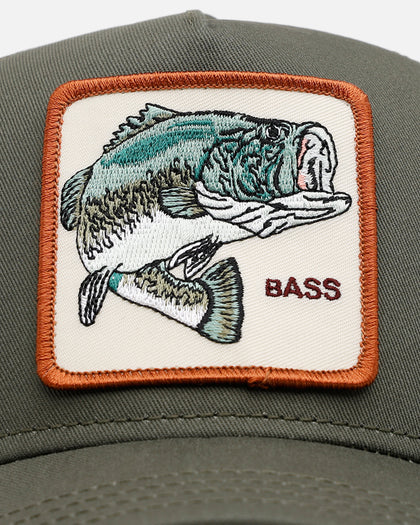 Goorin Bros Gone Fishin Trucker Snapback Olive