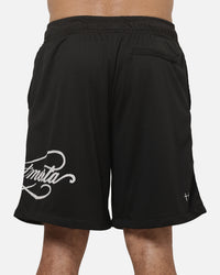 Saint Morta Scripted Mesh Shorts Black