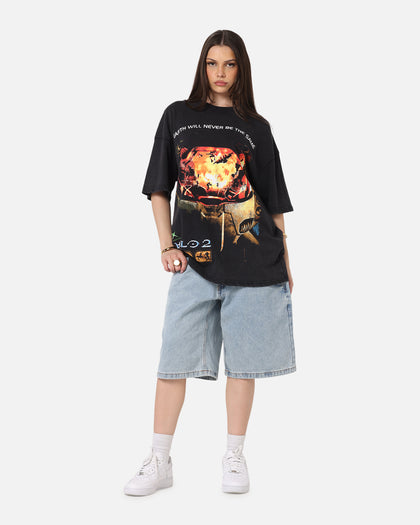 73Studio X Halo Halo 2 Masterchief Vintage T-Shirt Black Acidwash