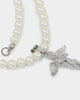 Saint Morta Cupids Pearl Necklace White Gold