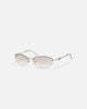 Le Specs Slinky Sunglasses Silver