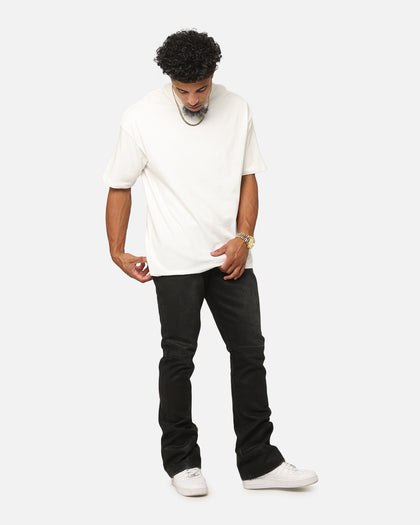 MNML Bootcut Waxed Jeans Black