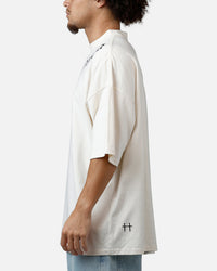 Saint Morta Barbaric Mock Neck T-Shirt Off White