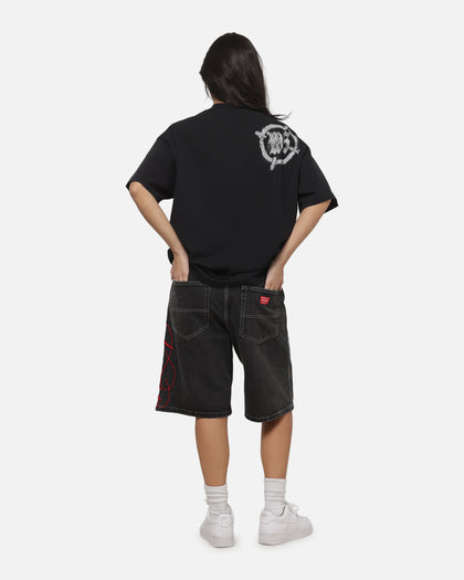 Worship Catharsis Box Crop T-Shirt Washed Black