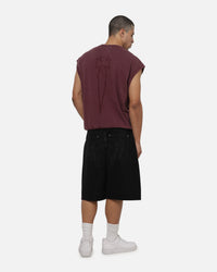 Saint Morta Athletc Cut Off Sweat T-Shirt Pigment Washed
