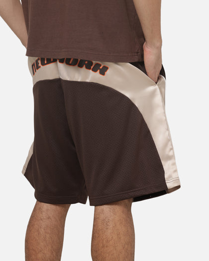 Mitchell & Ness New York Knicks Y2K Mesh Shorts Seal Brown