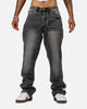 MNML B661 Flat Studded Flare Denim Jeans Vintage Black
