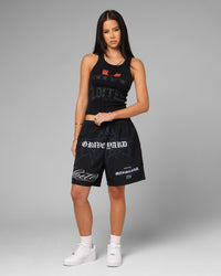 Loiter Hardcore Walk Shorts Black