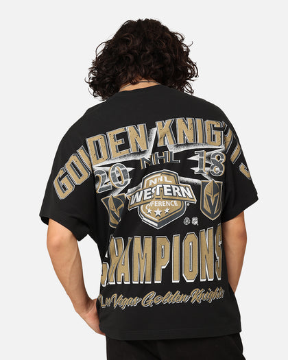 Mitchell & Ness Vegas Golden Knights Conference Champs T-Shirt Faded Black