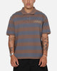 X-Large Streets Short Sleeve Polo T-Shirt Chestnut