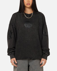 Pro Standard New York Yankees 'Wash Vanguard' Fleece Crewneck Washed Black
